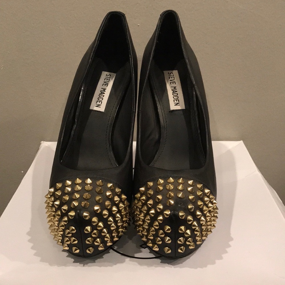 Steve Madden platform heels with spikes details - Picture 2 of 5
